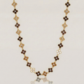 Collier FLORA Marron